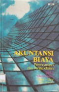 Akuntansi Biaya Jilid 2: Perencanaan dan Pengendalian